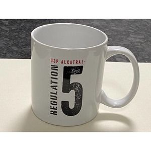 Mug - Alcatraz Regulation 5 White